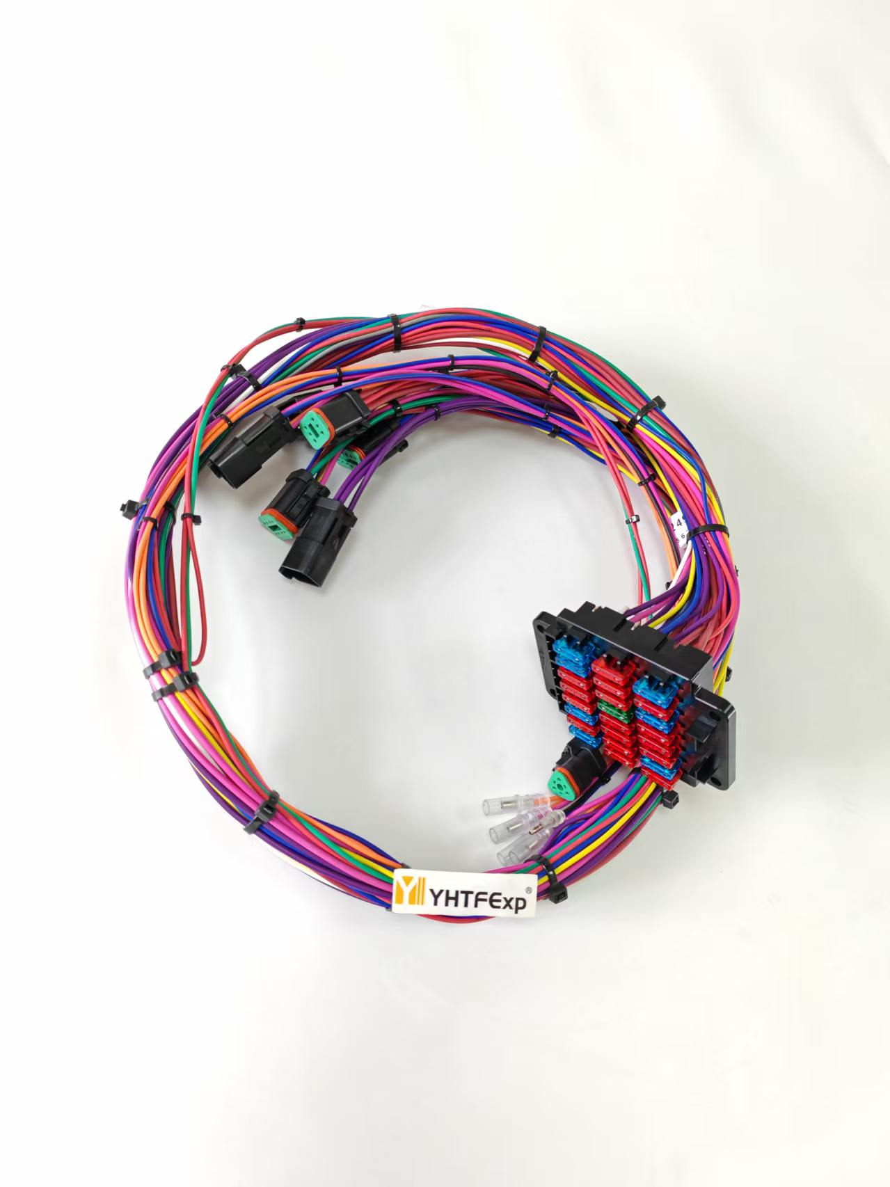 Caterpillar 345B Fuse Box Wiring Harness Assembly - 155-2490