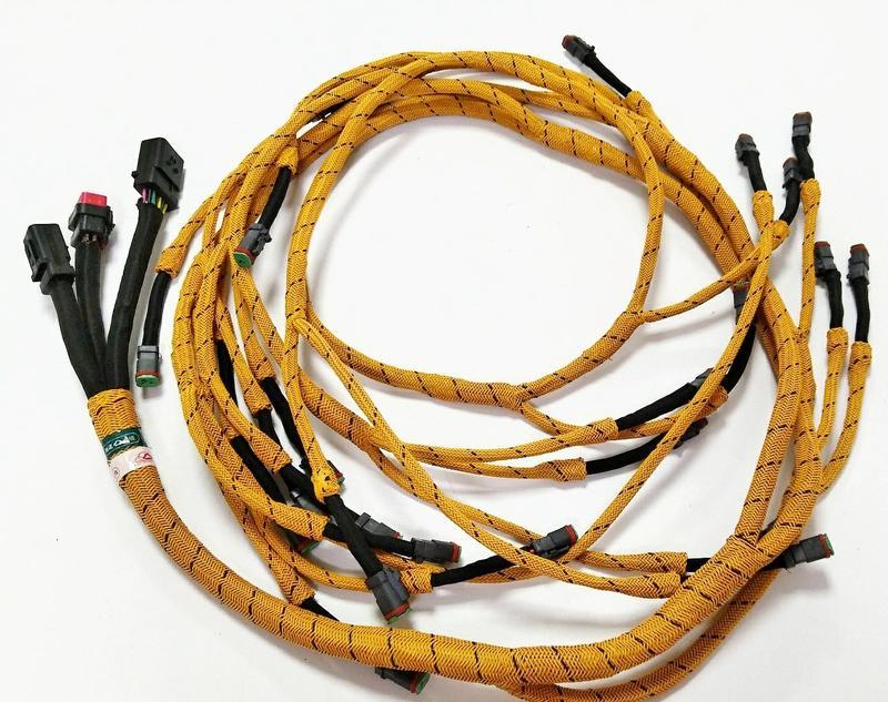 Caterpillar 374D Solenoid Valve Wiring Harness - 350-8198